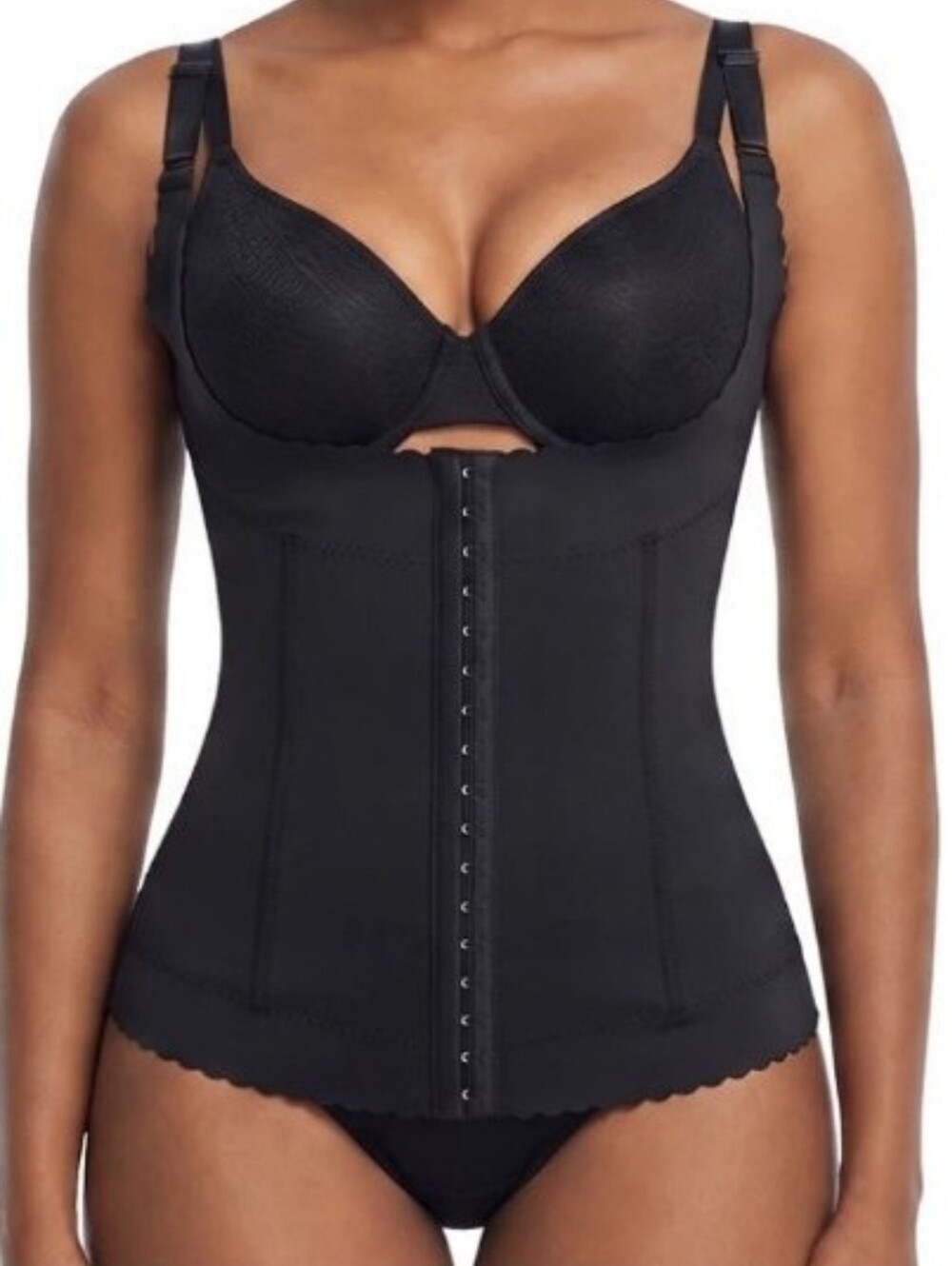 Valentina Black Underbust Waist Trainer Corset